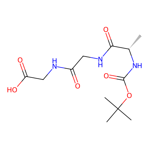 Boc-ala-Gly-Gly-OH structure