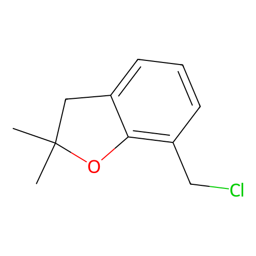 7-(Chloromethyl)-2,2-dimethyl-2,3-dihydro-1-benzofuran structure