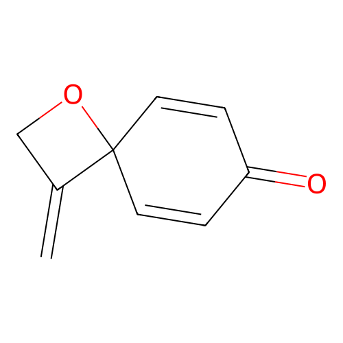 1-Oxaspiro[3.5]nona-5,8-dien-7-one, 3-methylene- structure