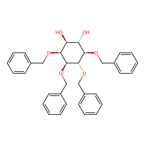 (1S,2S,3R,4S,5S,6S)-3,4,5,6-Tetrakis(benzyloxy)cyclohexane-1,2-diol structure
