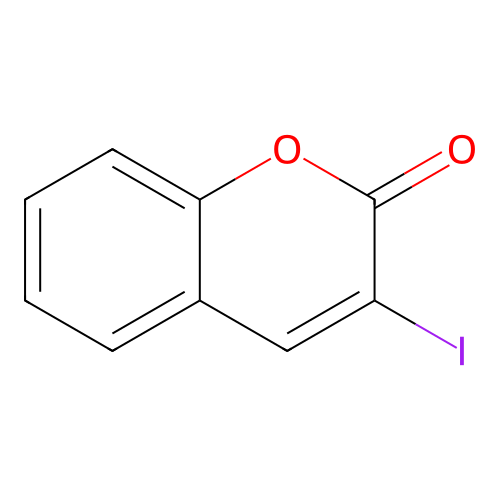 3-Iodo-2H-chromen-2-one structure