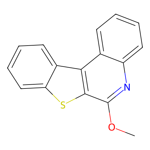 6-Methoxy-[1]benzothiolo[2,3-c]quinoline structure