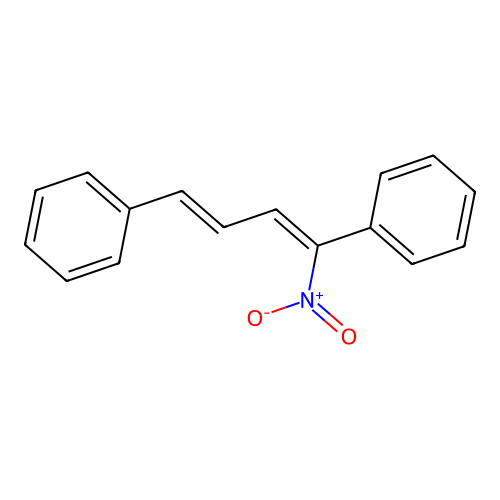 (4-Nitro-4-phenylbuta-1,3-dienyl)benzene structure