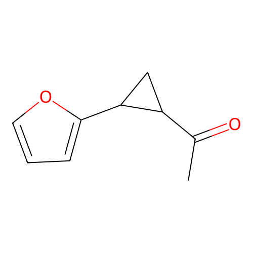 Ethanone,1-(2-furanylcyclopropyl)- structure