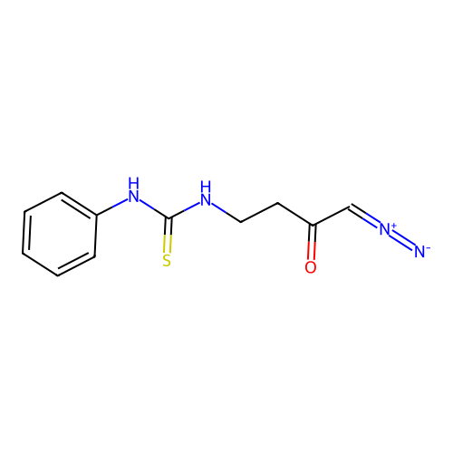 1-(4-Diazo-3-oxobutyl)-3-phenylthiourea structure