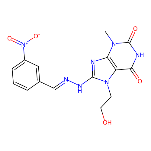 C15H15N7O5 structure