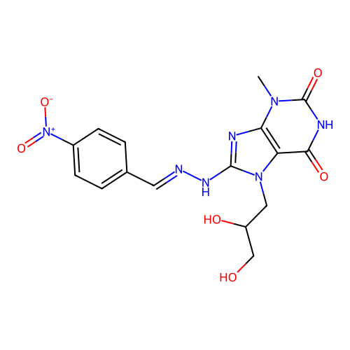 C16H17N7O6 structure