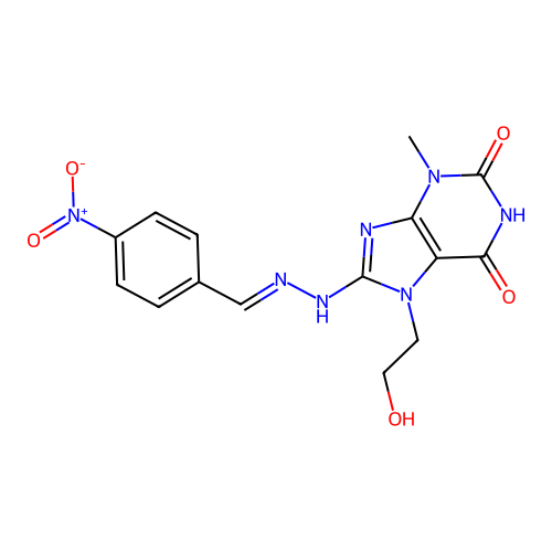 C15H15N7O5 structure