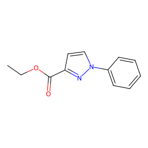 Ethyl 1-phenyl-1H-pyrazole-3-carboxylate structure
