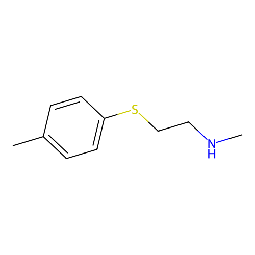 N-Methyl-2-[(4-methylphenyl)thio]ethanamine structure