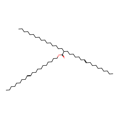 [(E)-icos-11-enyl] (E)-2-hexadecylnonadec-9-enoate structure