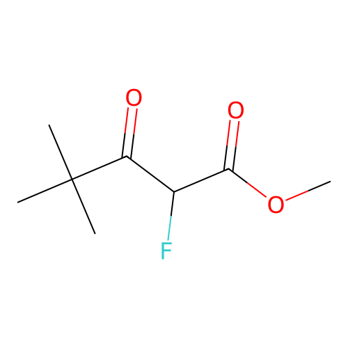 Methyl 2-fluoro-4,4-dimethyl-3-oxopentanoate structure