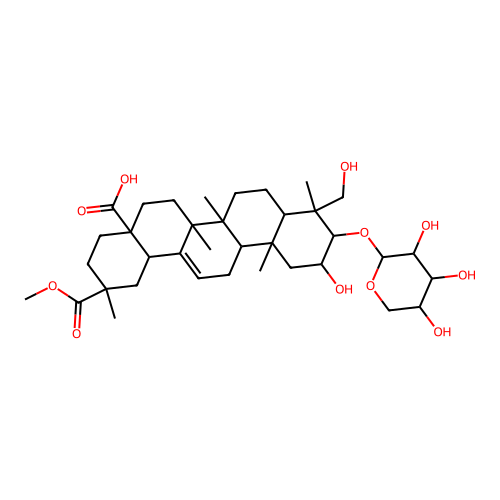 Phytolaccasaponin G structure