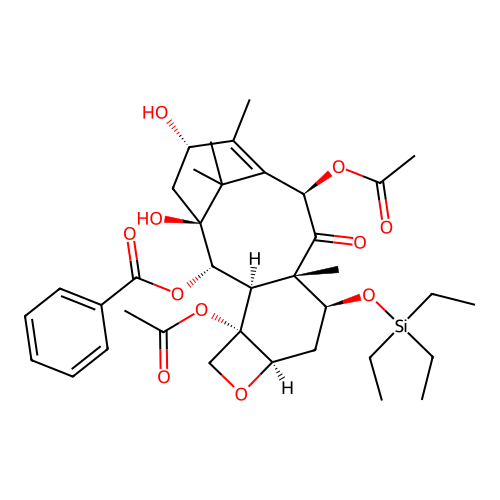 7-O-(Triethylsilyl) Baccatin III structure