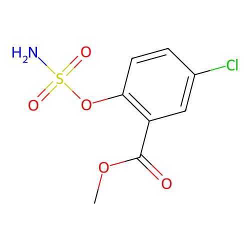 Methyl 5-chloro-2-sulfamoyloxybenzoate structure