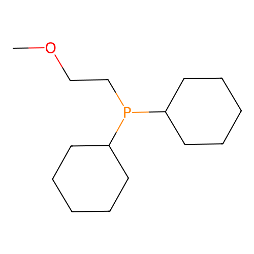 Phosphine, dicyclohexyl(2-methoxyethyl)- structure