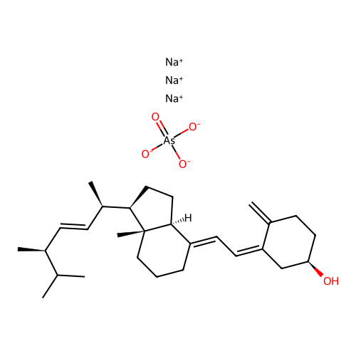 Biodinamine vitamin D2 structure