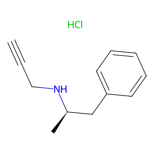 Desmethylselegiline hydrochloride structure