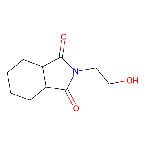 1H-Isoindole-1,3(2H)-dione, hexahydro-2-(2-hydroxyethyl)- structure