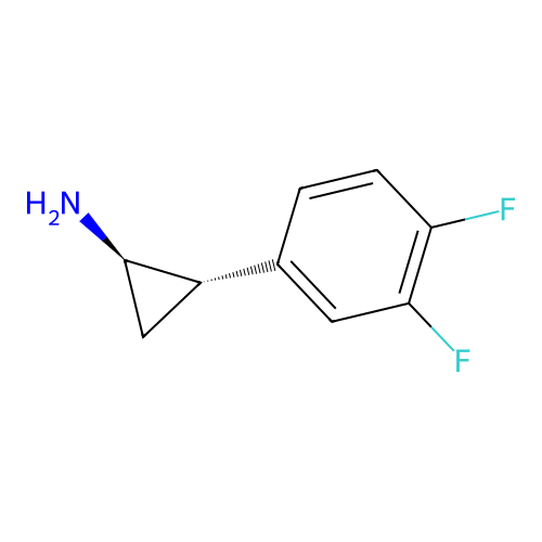 (1R,2S)-2-(3,4-Difluorophenyl)cyclopropanamine structure