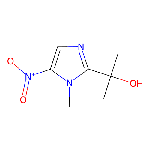 Hydroxyipronidazole structure