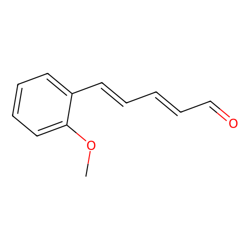(2E,4E)-5-(2-methoxyphenyl)penta-2,4-dienal structure