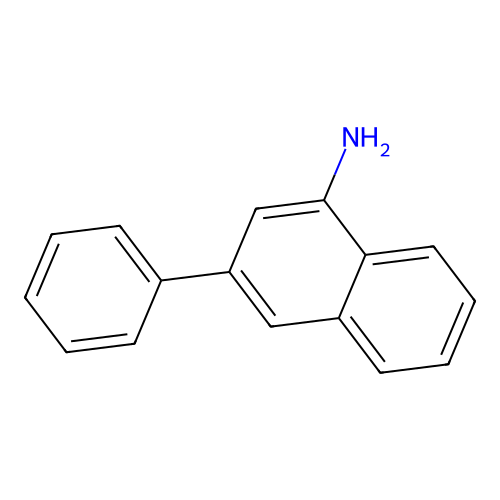 1-Amino-3-phenylnaphthalene structure