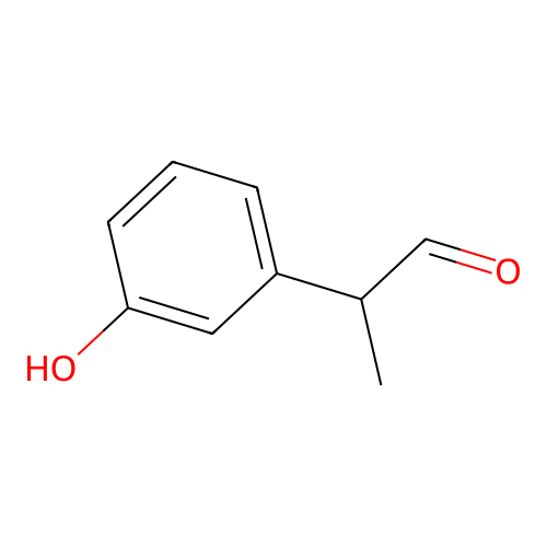 2-(3-Hydroxyphenyl)propanal structure