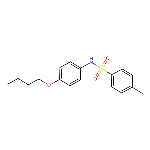 N-(4-Butoxyphenyl)-4-methylbenzenesulfonamide structure