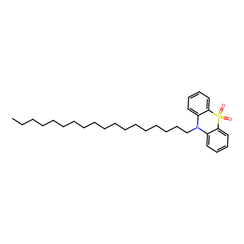 10-Octadecyl-10H-phenothiazine 5,5-dioxide structure