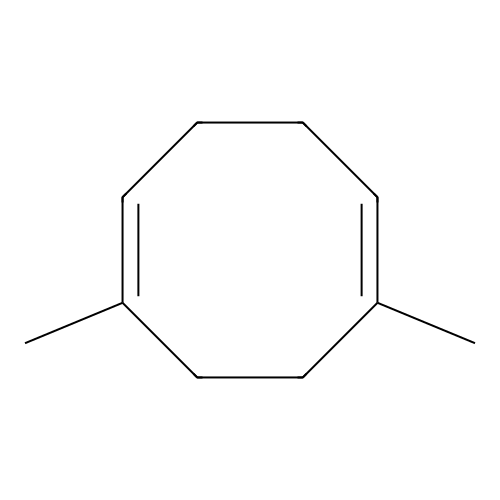 1,6-Dimethylcycloocta-1,5-diene structure