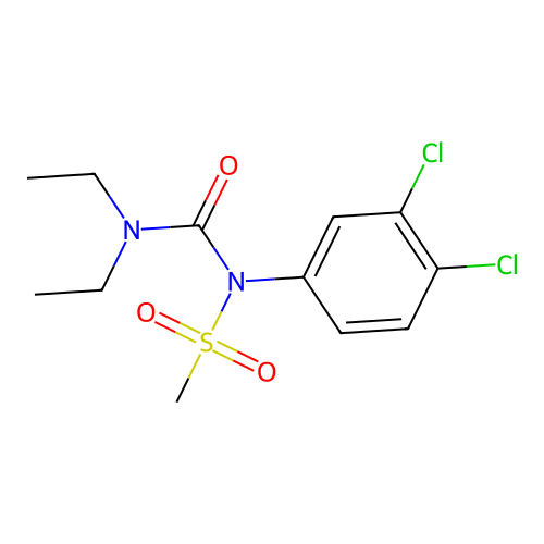 1,2-Dichloro-4-[[(diethylamino)carbonyl](methylsulfonyl)amino]benzene structure