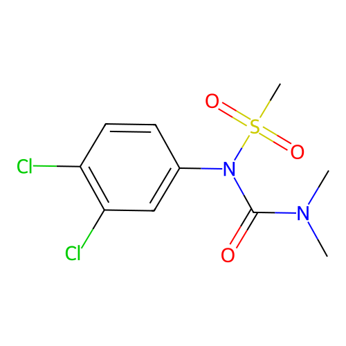 1,2-Dichloro-4-[[(dimethylamino)carbonyl](methylsulfonyl)amino]benzene structure