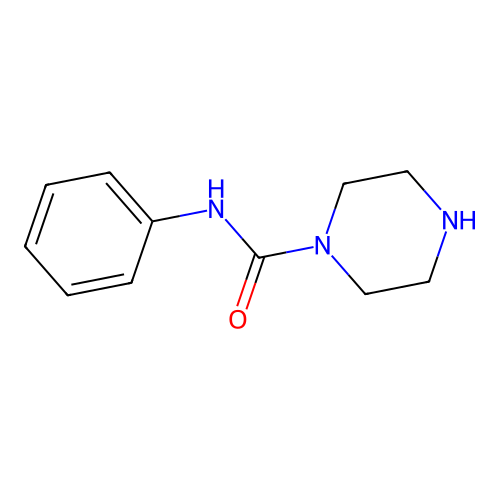 N-phenylpiperazine-1-carboxamide structure