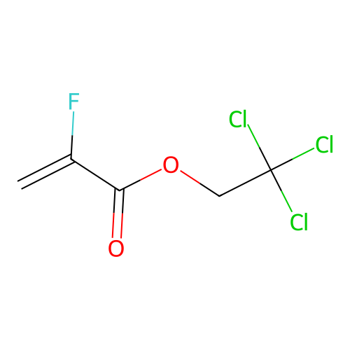 2,2,2-Trichloroethyl-2-fluoroacrylate structure