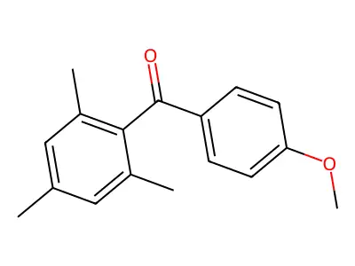 (4-Methoxyphenyl)(2,4,6-trimethylphenyl)methanone structure