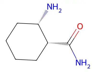 cis-2-Aminocyclohexanecarboxamide structure