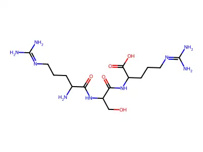 Arginylserylarginine structure
