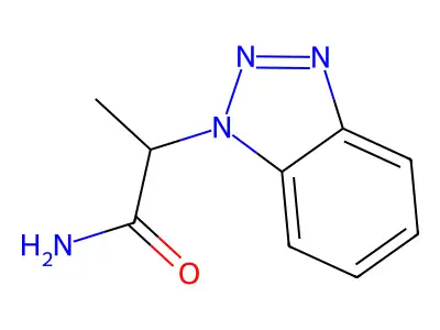 2-(1H-1,2,3-Benzotriazol-1-yl)propanamide structure