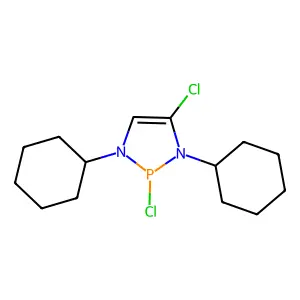 1,3,2-Diazaphosphol-4-ene, 2,4-dichloro-1,3-dicyclohexyl- structure
