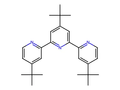 1~4~,2~4~,3~4~-Tri-tert-butyl-1~2~,2~2~:2~6~,3~2~-terpyridine structure