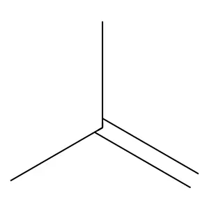 异丁烯 structure