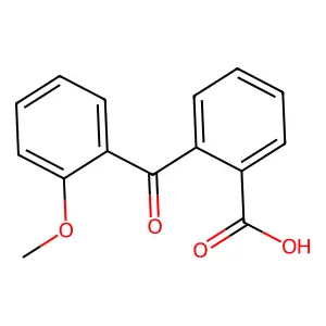 2-(2-甲氧基苯甲酰基)苯甲酸 structure