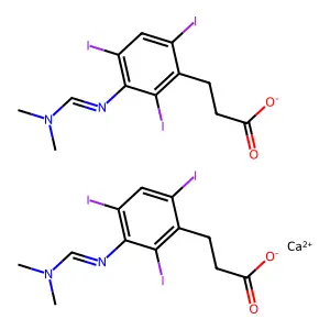 Ipodate Calcium structure