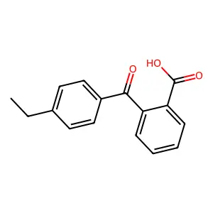 2-(4-乙基苯甲酰)苯甲酸 structure
