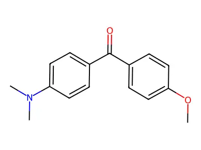 (4-(Dimethylamino)phenyl)(4-methoxyphenyl)methanone structure