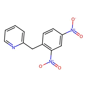 2-[(2,4-Dinitrophenyl)methyl]pyridine structure
