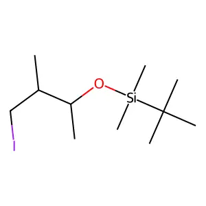 Silane, (1,1-dimethylethyl)(3-iodo-1,2-dimethylpropoxy)dimethyl-, [S-(R*,R*)]- structure