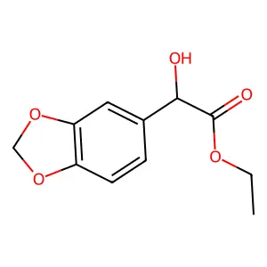 Ethyl 1,3-benzodioxol-5-yl(hydroxy)acetate structure