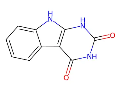 1H-Pyrimido[4,5-b]indole-2,4(3H,9H)-dione structure